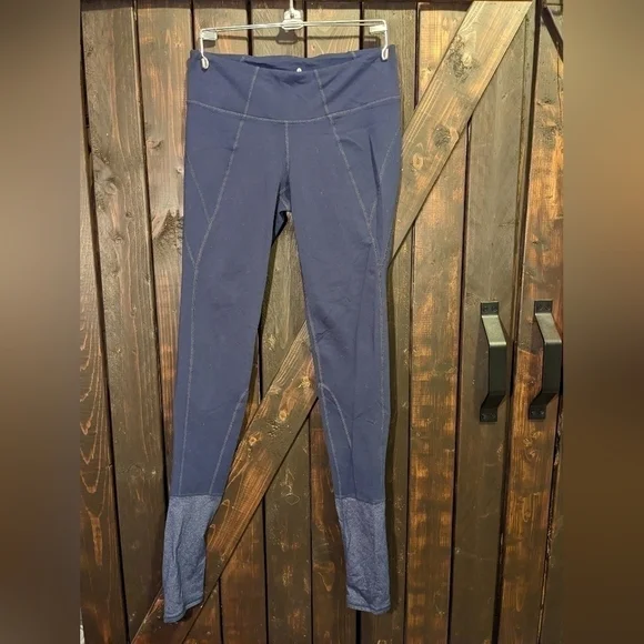 SALE 4/$25 ATHLETA leggings, plie tights navy, size S - Picture 1 of 6